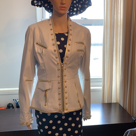 Gizia size 42 Lather coat - Picture 1 of 16